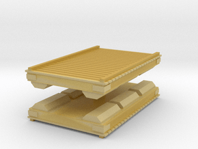 Wooden Pier Deck (x2) 1/100 in Tan Fine Detail Plastic