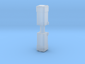 Waste Container Bin (x2) 1/48 in Clear Ultra Fine Detail Plastic