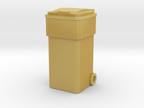 Waste Container Bin 1/35 in Tan Fine Detail Plastic