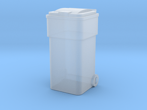 Waste Container Bin 1/35 in Clear Ultra Fine Detail Plastic