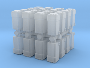 Waste Container Bin (x32) 1/144 in Clear Ultra Fine Detail Plastic