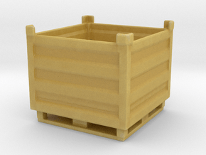Palletbox Container 1/56 in Tan Fine Detail Plastic
