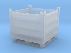 Palletbox Container 1/48 in Clear Ultra Fine Detail Plastic