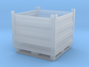 Palletbox Container 1/24 in Clear Ultra Fine Detail Plastic