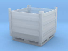 Palletbox Container 1/12 in Clear Ultra Fine Detail Plastic