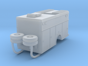 1/64 Sutphen Ohio Heavy Rescue Body compartment do in Clear Ultra Fine Detail Plastic