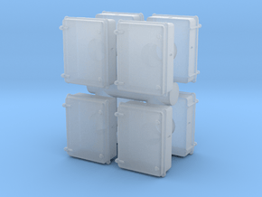 Wall Electrical Cabinet (x8) 1/64 in Clear Ultra Fine Detail Plastic