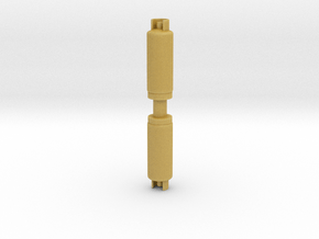 Gas Cylinder Tank (x2) 1/43 in Tan Fine Detail Plastic