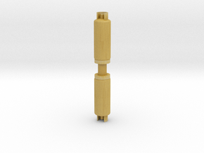Gas Cylinder Tank (x2) 1/35 in Tan Fine Detail Plastic