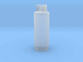 Gas Cylinder Tank 1/24 in Clear Ultra Fine Detail Plastic