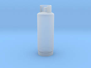 Gas Cylinder Tank 1/12 in Clear Ultra Fine Detail Plastic