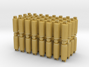 Gas Cylinder Tank (x64) 1/160 in Tan Fine Detail Plastic