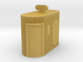 Street Toilet 1/120 in Tan Fine Detail Plastic