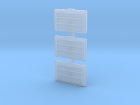 1/64 Pierce Velocity Grill (Set of 3) in Clear Ultra Fine Detail Plastic
