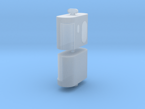 Street Toilet (x2) 1/200 in Clear Ultra Fine Detail Plastic