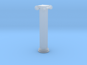 Greek Ionic Column 1/87 in Clear Ultra Fine Detail Plastic