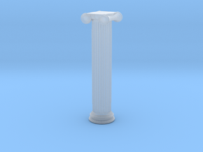 Greek Ionic Column 1/72 in Clear Ultra Fine Detail Plastic