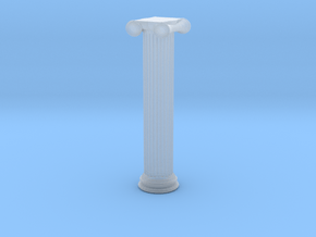 Greek Ionic Column 1/48 in Clear Ultra Fine Detail Plastic