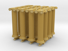 Greek Ionic Column (x16) 1/400 in Tan Fine Detail Plastic