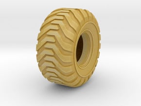 Industrial Style Floater Tire in Tan Fine Detail Plastic