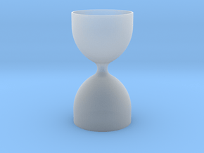 Hourglass V1 in Clear Ultra Fine Detail Plastic