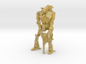 3 inch BattleMech Hatchetman Stand Rest in Tan Fine Detail Plastic