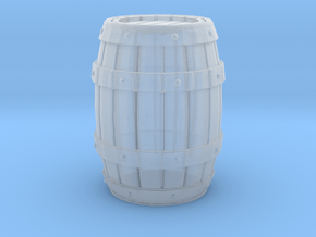 Wooden Barrel 1/43 in Clear Ultra Fine Detail Plastic