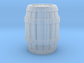 Wooden Barrel 1/12 in Clear Ultra Fine Detail Plastic