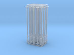 1-87 Columna Linares X20 in Clear Ultra Fine Detail Plastic