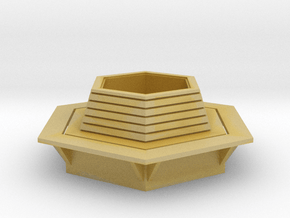 Hexagonal Bench 1/35 in Tan Fine Detail Plastic