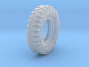 1-16 Military Tire 1200x20 in Clear Ultra Fine Detail Plastic
