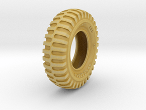 1/16 Military Tire 1400x24 in Tan Fine Detail Plastic