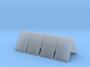 Supported Solar Panel (x8) 1/100 in Clear Ultra Fine Detail Plastic
