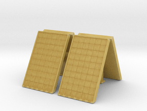 Supported Solar Panel (x4) 1/72 in Tan Fine Detail Plastic