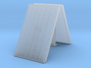 Supported Solar Panel (x2) 1/64 in Clear Ultra Fine Detail Plastic