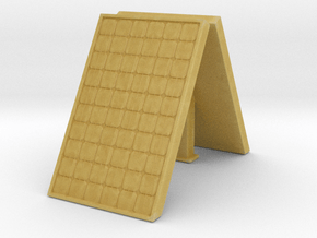 Supported Solar Panel (x2) 1/56 in Tan Fine Detail Plastic