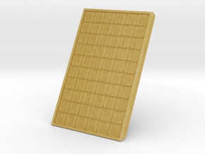 Supported Solar Panel 1/48 in Tan Fine Detail Plastic