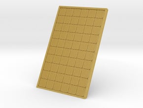 Supported Solar Panel 1/12 in Tan Fine Detail Plastic