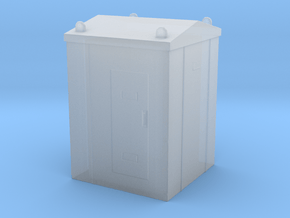 Railway Relay Cabinet 1/100 in Clear Ultra Fine Detail Plastic