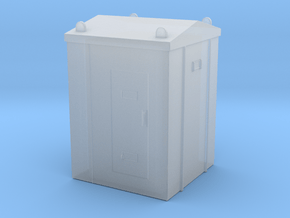 Railway Relay Cabinet 1/76 in Clear Ultra Fine Detail Plastic
