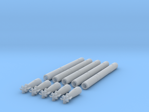 1-96 Type 93 Torpedo Long Lance ALL FUD in Clear Ultra Fine Detail Plastic