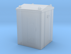 Railway Relay Cabinet 1/64 in Clear Ultra Fine Detail Plastic
