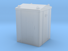 Railway Relay Cabinet 1/56 in Clear Ultra Fine Detail Plastic