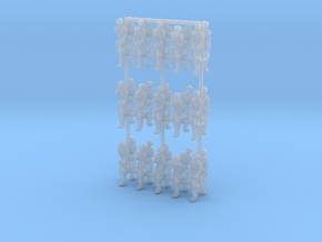 1-270 Thirty Skeletons in Clear Ultra Fine Detail Plastic
