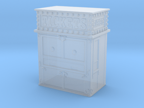Carnival Ticket Booth 1/87 in Clear Ultra Fine Detail Plastic