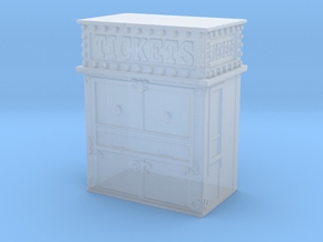 Carnival Ticket Booth 1/72 in Clear Ultra Fine Detail Plastic