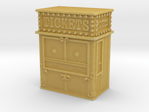 Carnival Ticket Booth 1/120 in Tan Fine Detail Plastic