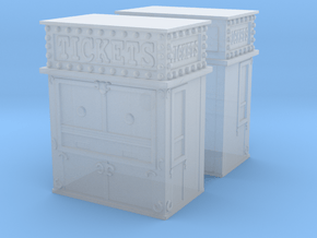 Carnival Ticket Booth (x2) 1/160 in Clear Ultra Fine Detail Plastic