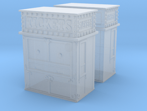 Carnival Ticket Booth (x2) 1/200 in Clear Ultra Fine Detail Plastic