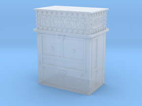 Carnival Ticket Booth 1/64 in Clear Ultra Fine Detail Plastic